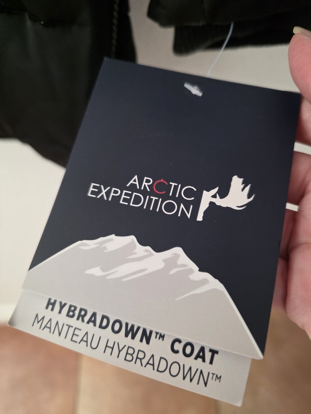 Arctic Expedition Hybradown Coat Removable Faux Fur Hood Black L NEW - Picture 5 of 15